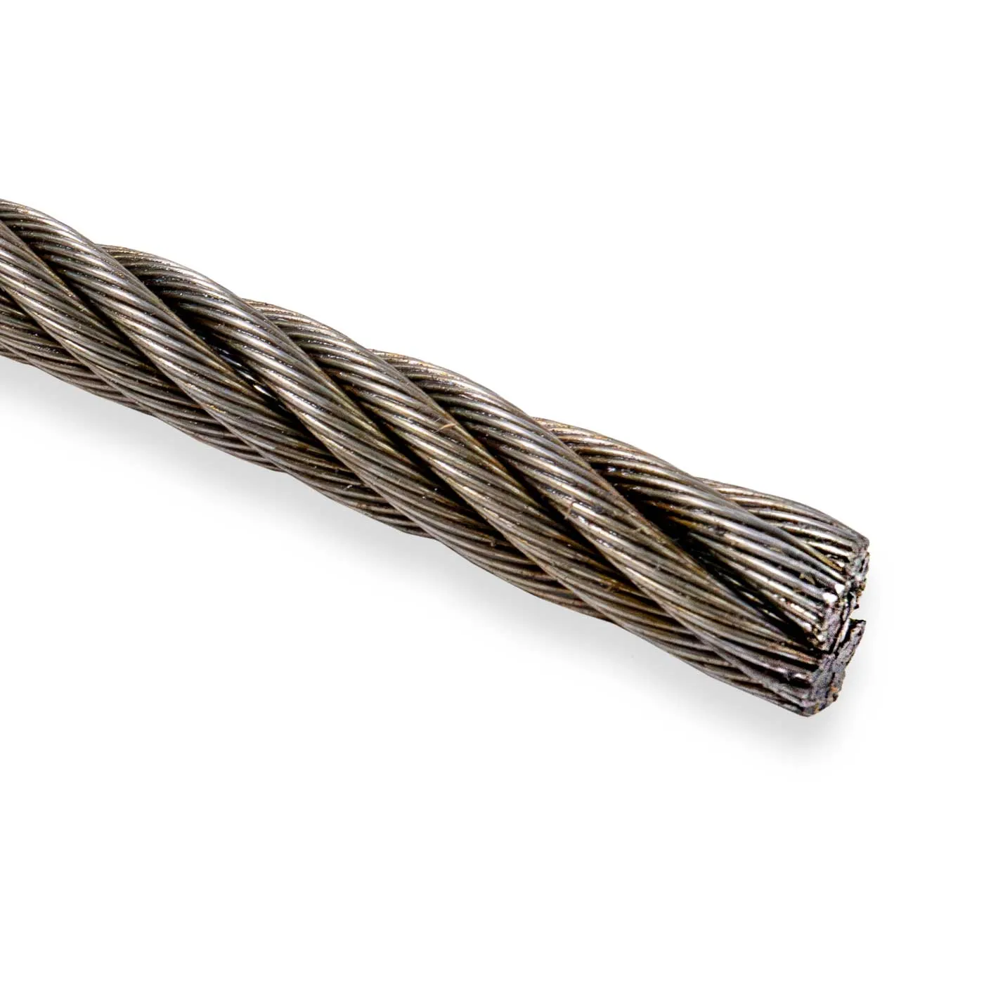 1-1/2" 6x19 Bright Wire Rope - EIPS IWRC | 4,000' Coil