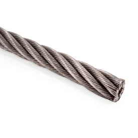 1" 6x19 Stainless Steel Wire Rope - Type 304 IWRC | 5,000' Coil