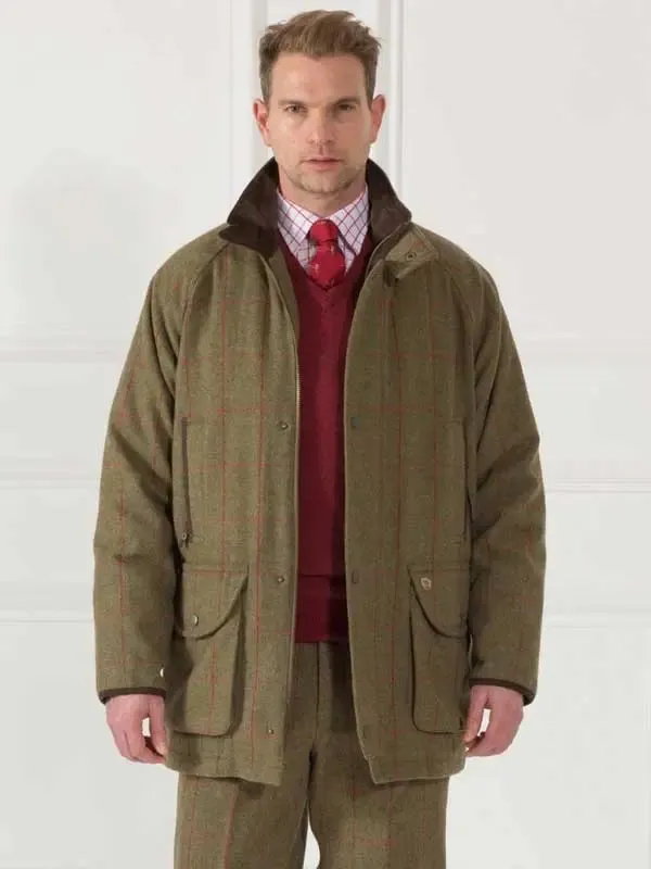 ALAN PAINE Combrook Mens Shooting Field Coat - Sage