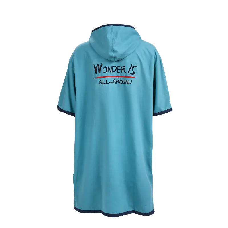 Aqua Marina Micro-fabric Change Poncho (Aqua) - Regular