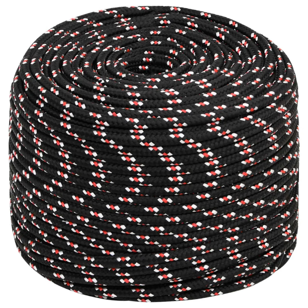 Boat Rope Black 10 mm 500 m Polypropylene