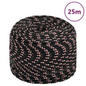 Boat Rope Black 8 mm 25 m Polypropylene