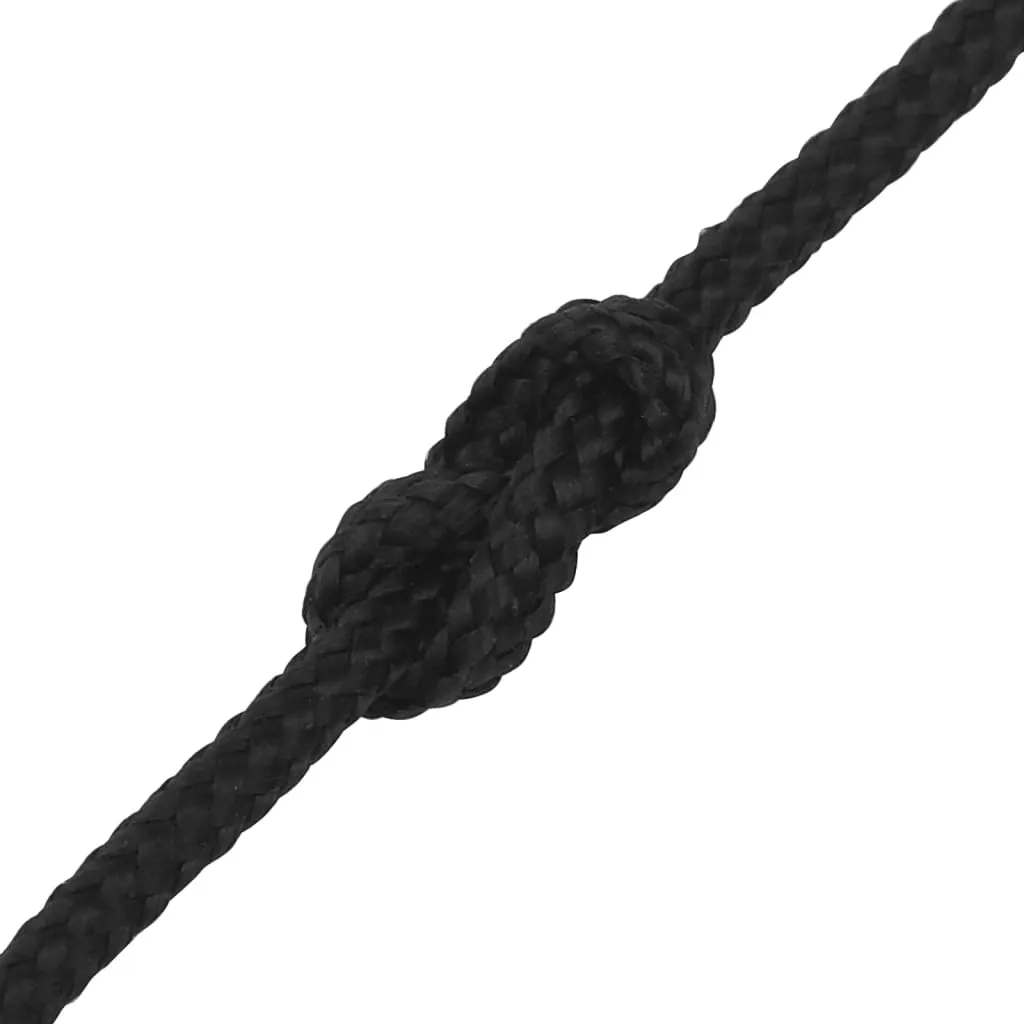 Boat Rope Full Black 2 mm 100 m Polypropylene