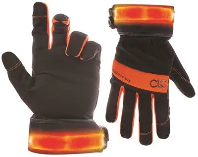 Clc Safety Viz Illuminated Gloves 2Xl