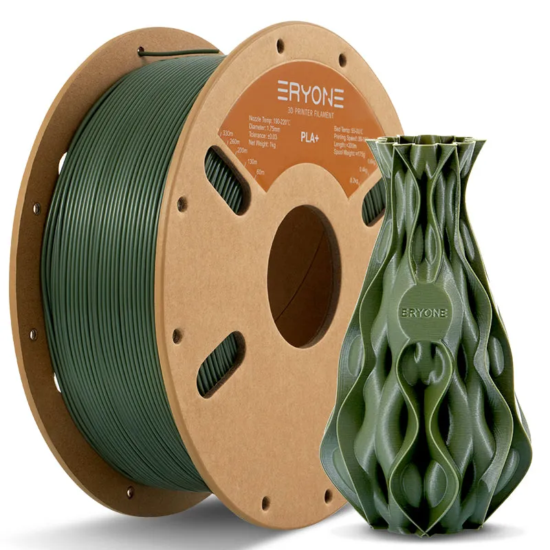 ERYONE PLA  3D Printer Filament, Dimensional Accuracy  /- 0.05 mm 1kg (2.2LBS)/Spool, 1.75mm