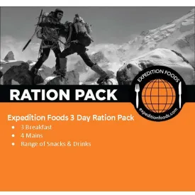 Expedition Foods 3 Day Ration Pack