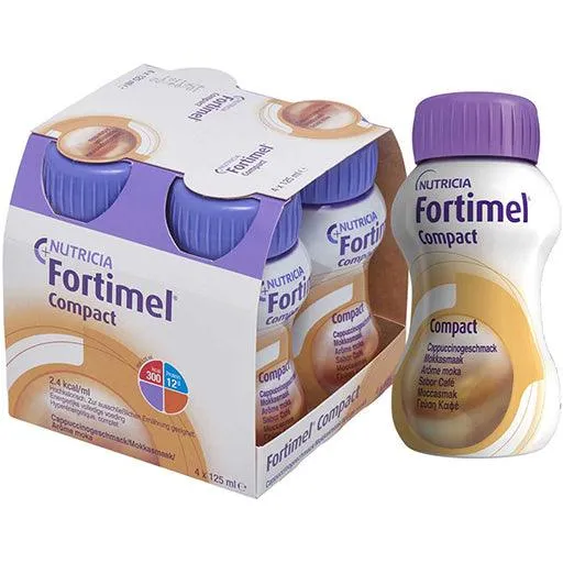 FORTIMEL Compact 2.4, fortimel drink cappuccino flavor