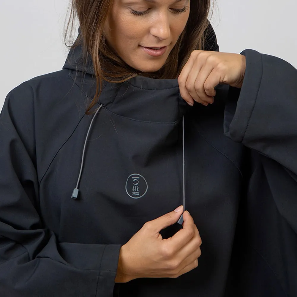 Fourth Element Storm Poncho - Black