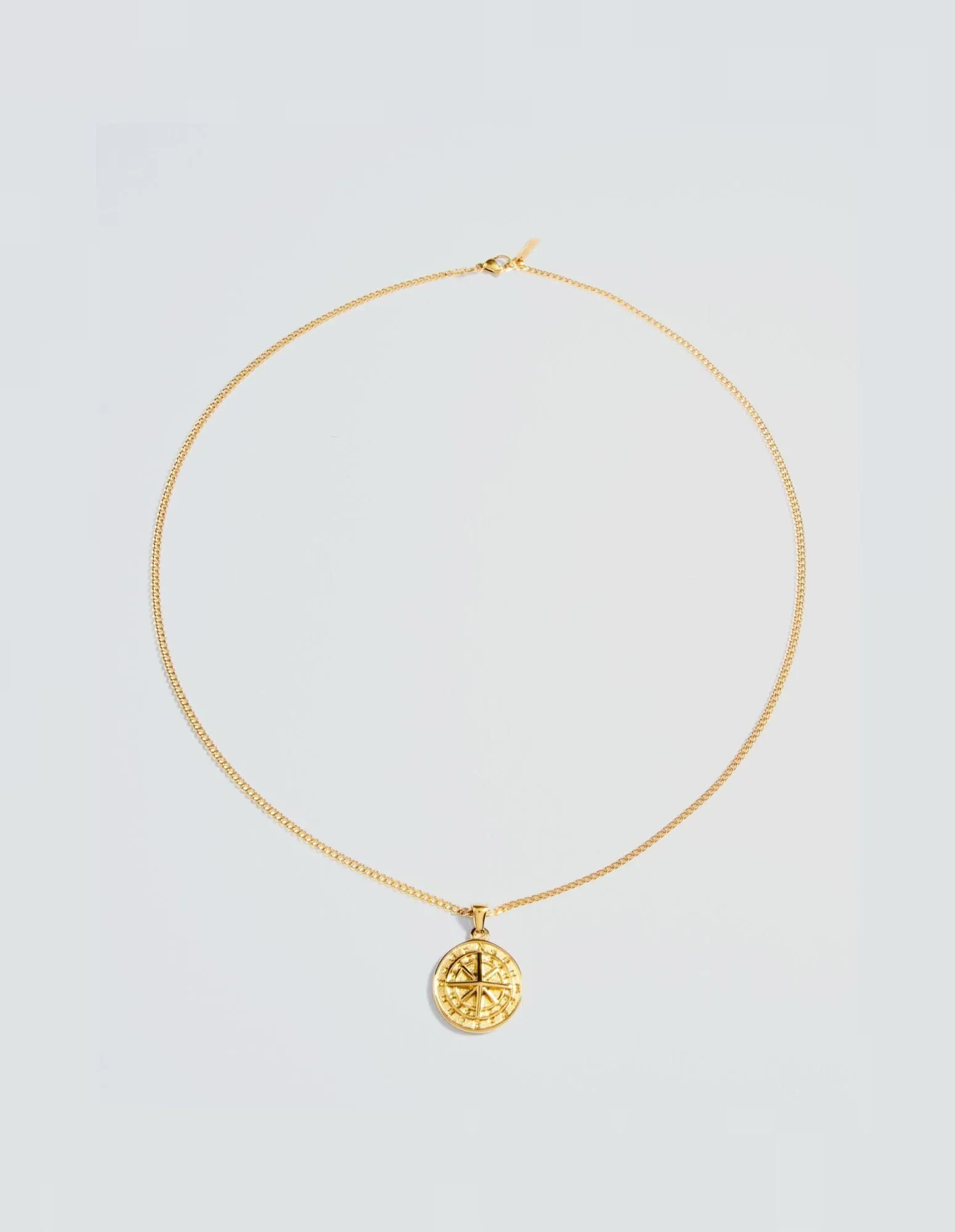 Gold Compass Pendant