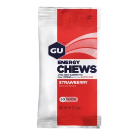 GU Energy - Energy Chews - Strawberry (with caffeine)