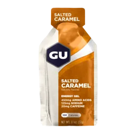 GU Energy - Energy Gels - Salted Caramel (with caffeine)