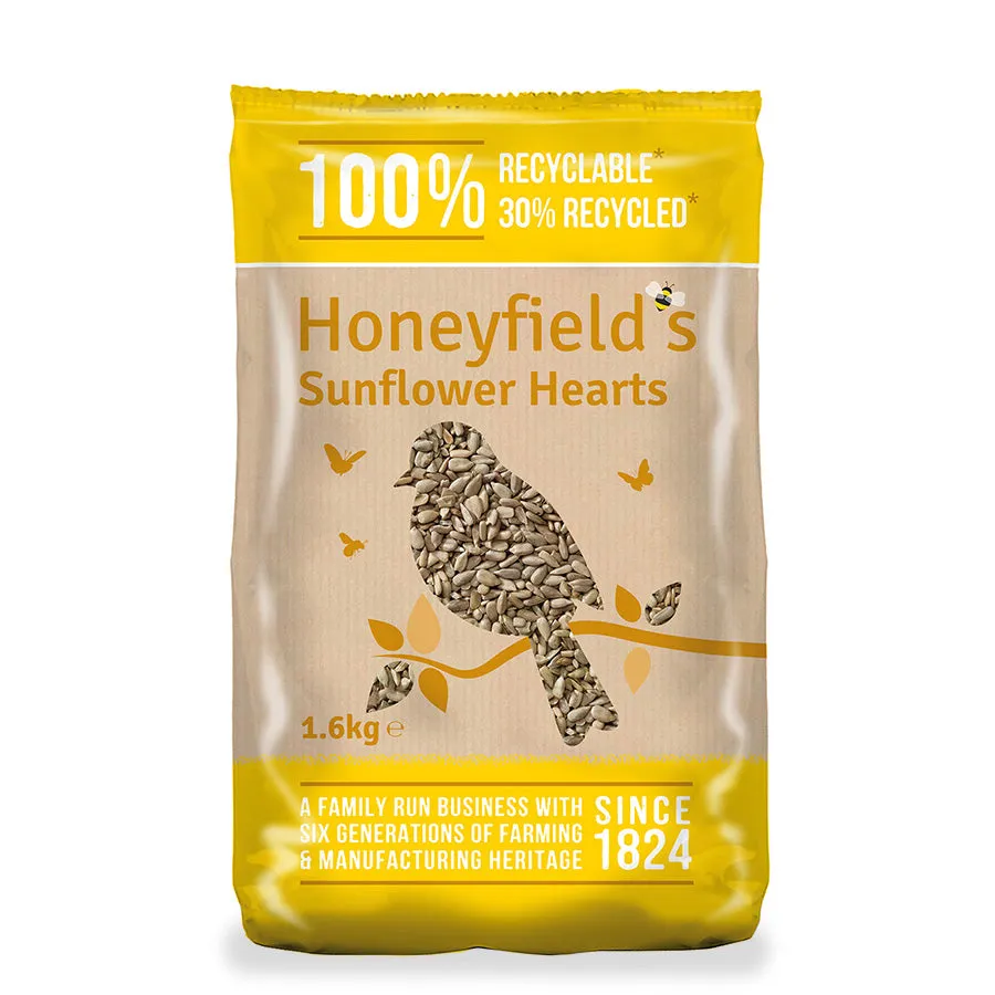 Honeyfields Sunflower Hearts 12.6kg