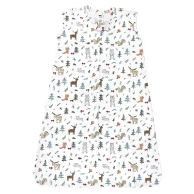 Hudson Baby Cotton Sleeveless Wearable Sleeping Bag, Sack, Blanket, Woodland Friends