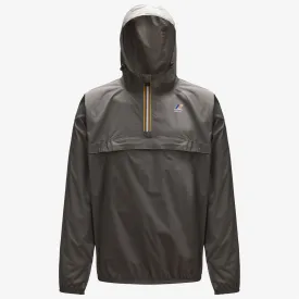 Leon - Packable Quarter Zip Rain Jacket in Grey Smoked