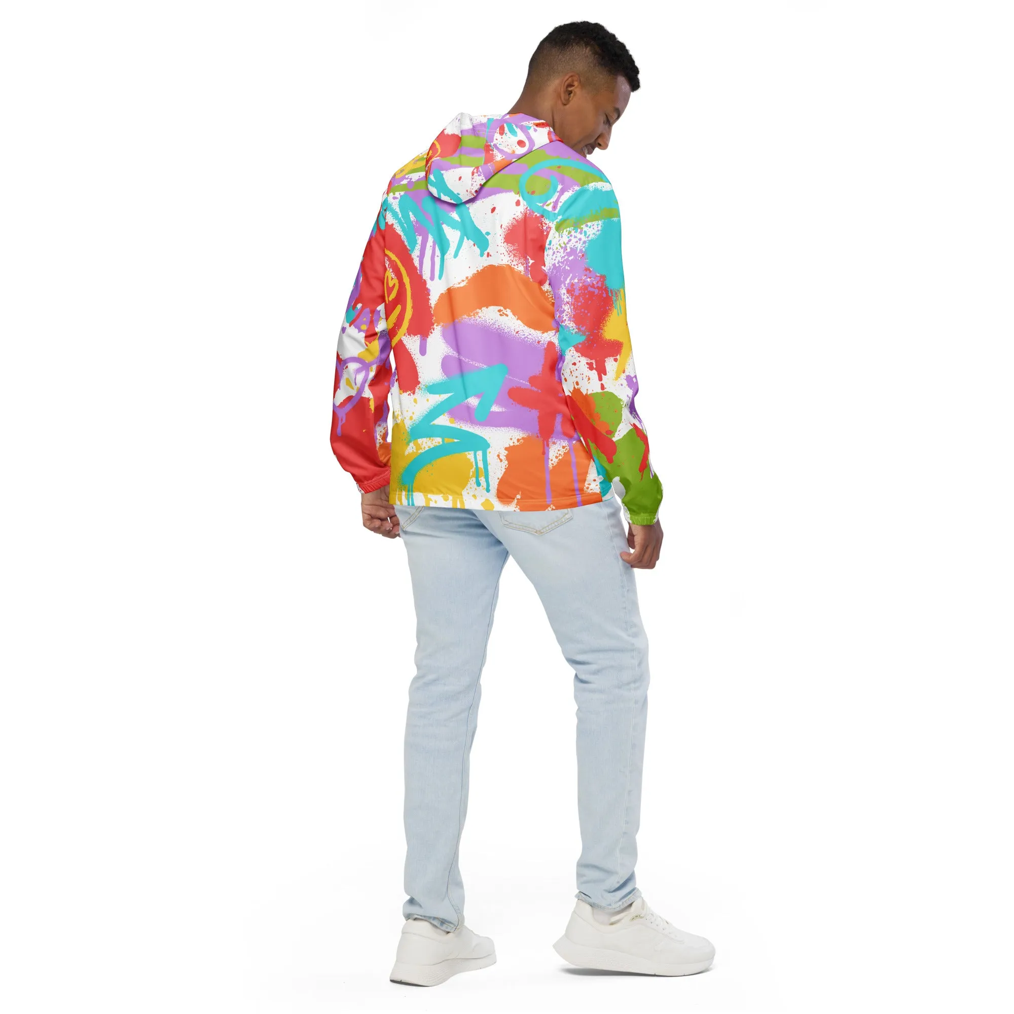 LGBT Gay Pride Rainbow Graffiti Jacket