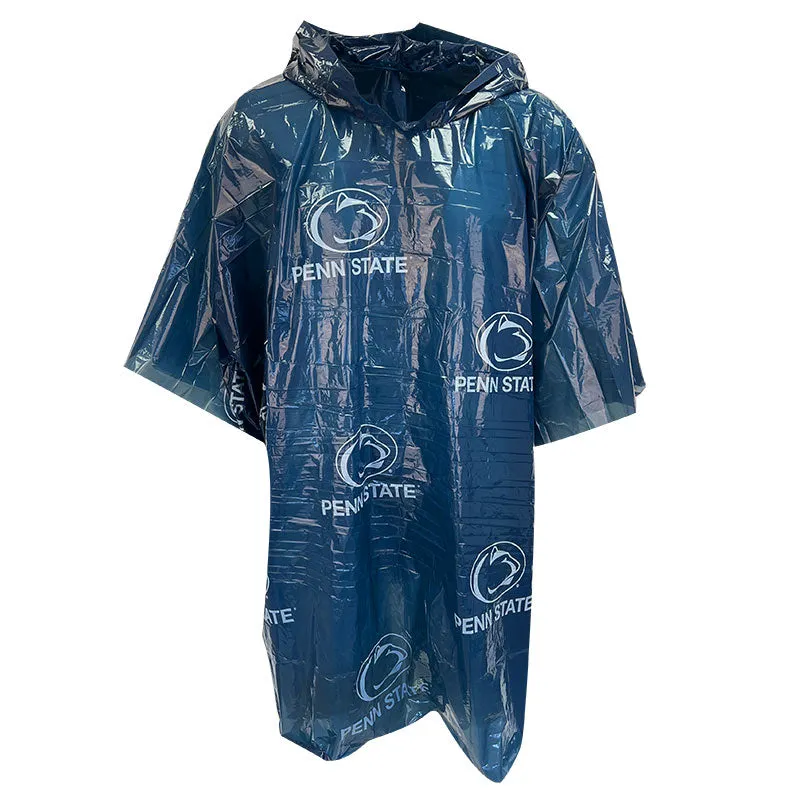 Lightweight Adult Navy Rain Poncho