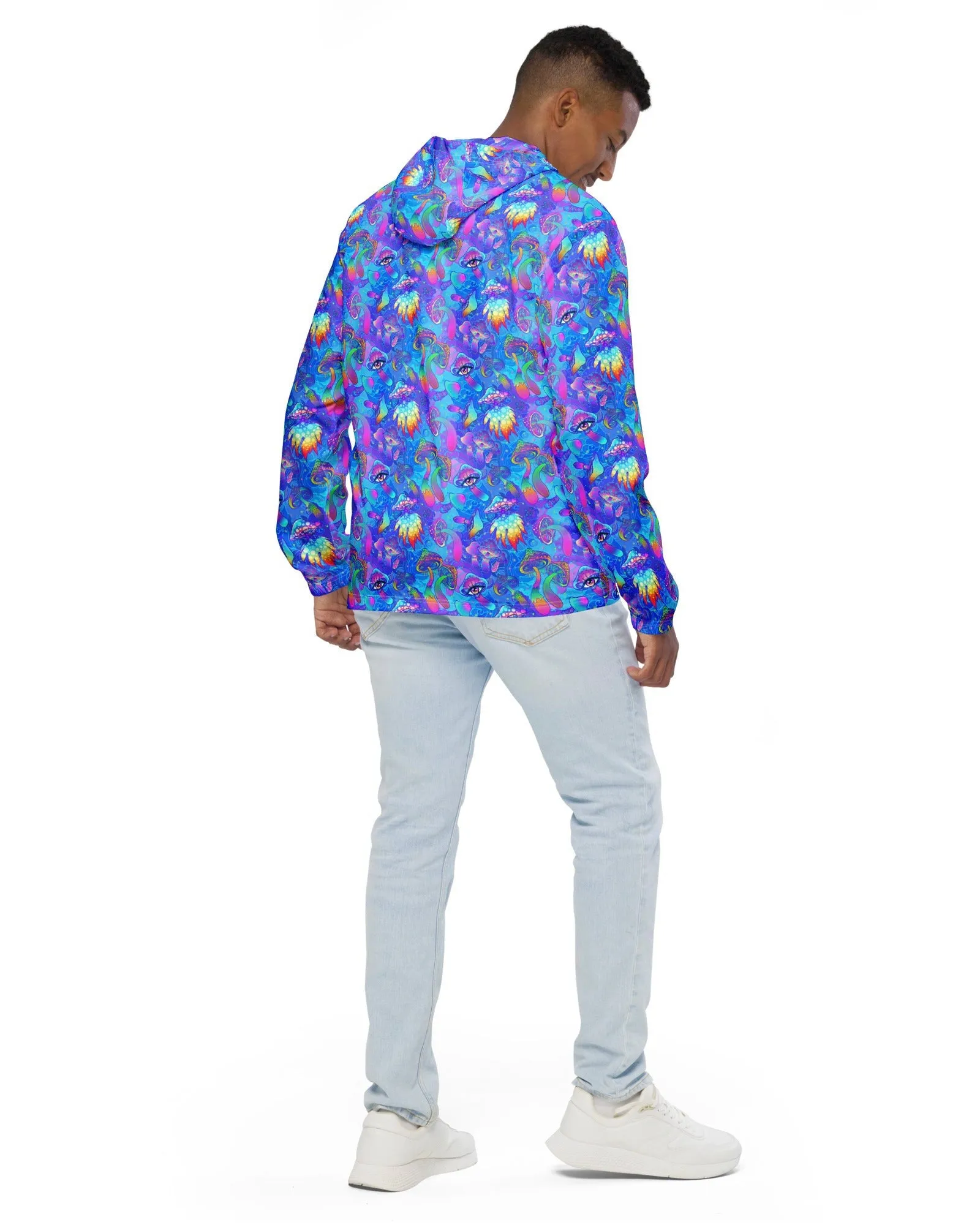 Shroomin Blue Windbreaker