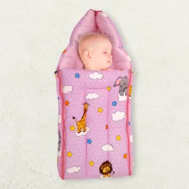 Sleeping Bag Flying Animals Pink