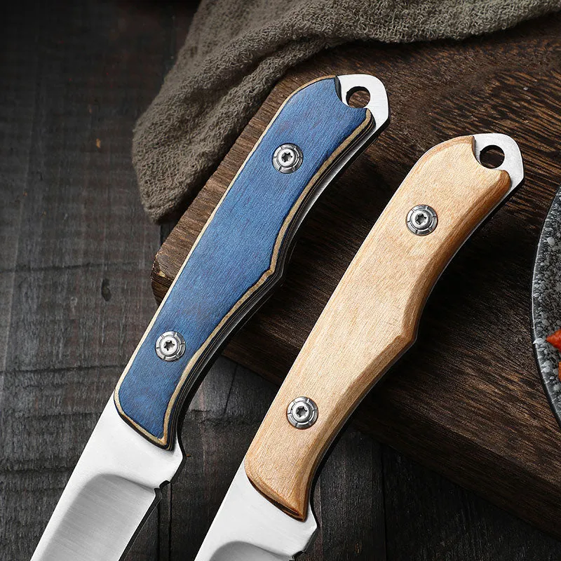 Stainless Steel Durable Wood Handle Knife