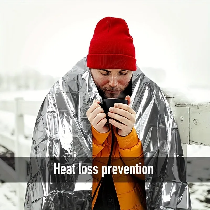 Stay Warm Outdoors with GOXAWEE Emergency Thermal Blanket