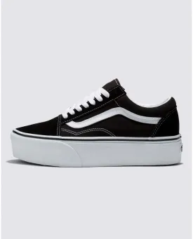 Vans Old Skool Stackform Shoe - BLACK/TRUE WHITE 6BT