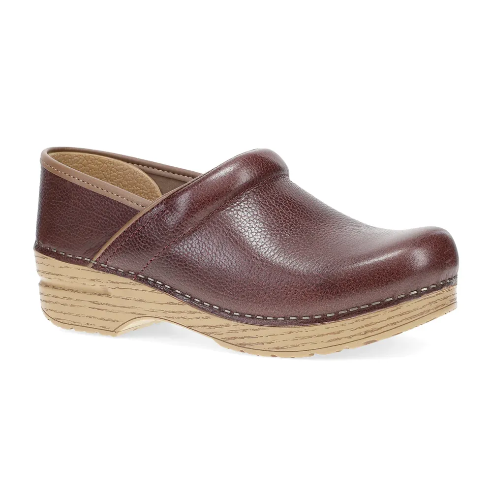 Women's Dansko Professional Clog Color: Cordovan Milled